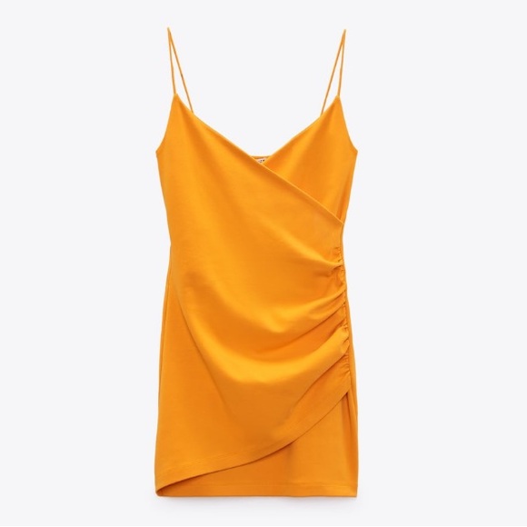 NEW! Zara Strappy Surplice Dress - Picture 4 of 9